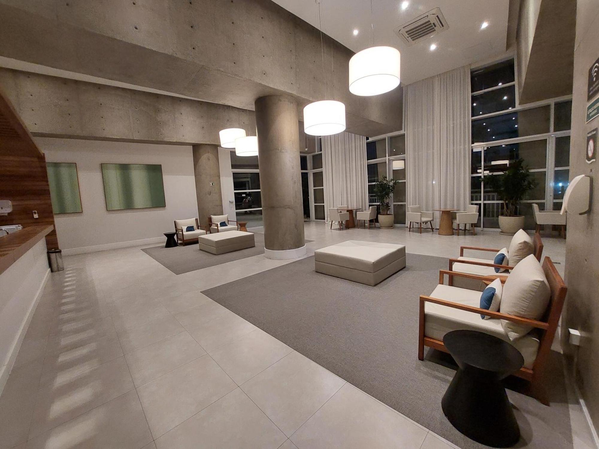 Book Santos - Condominio Unlimited - Apartamento Com Vista Mar E Apartamento Com Vista Piscina Εξωτερικό φωτογραφία