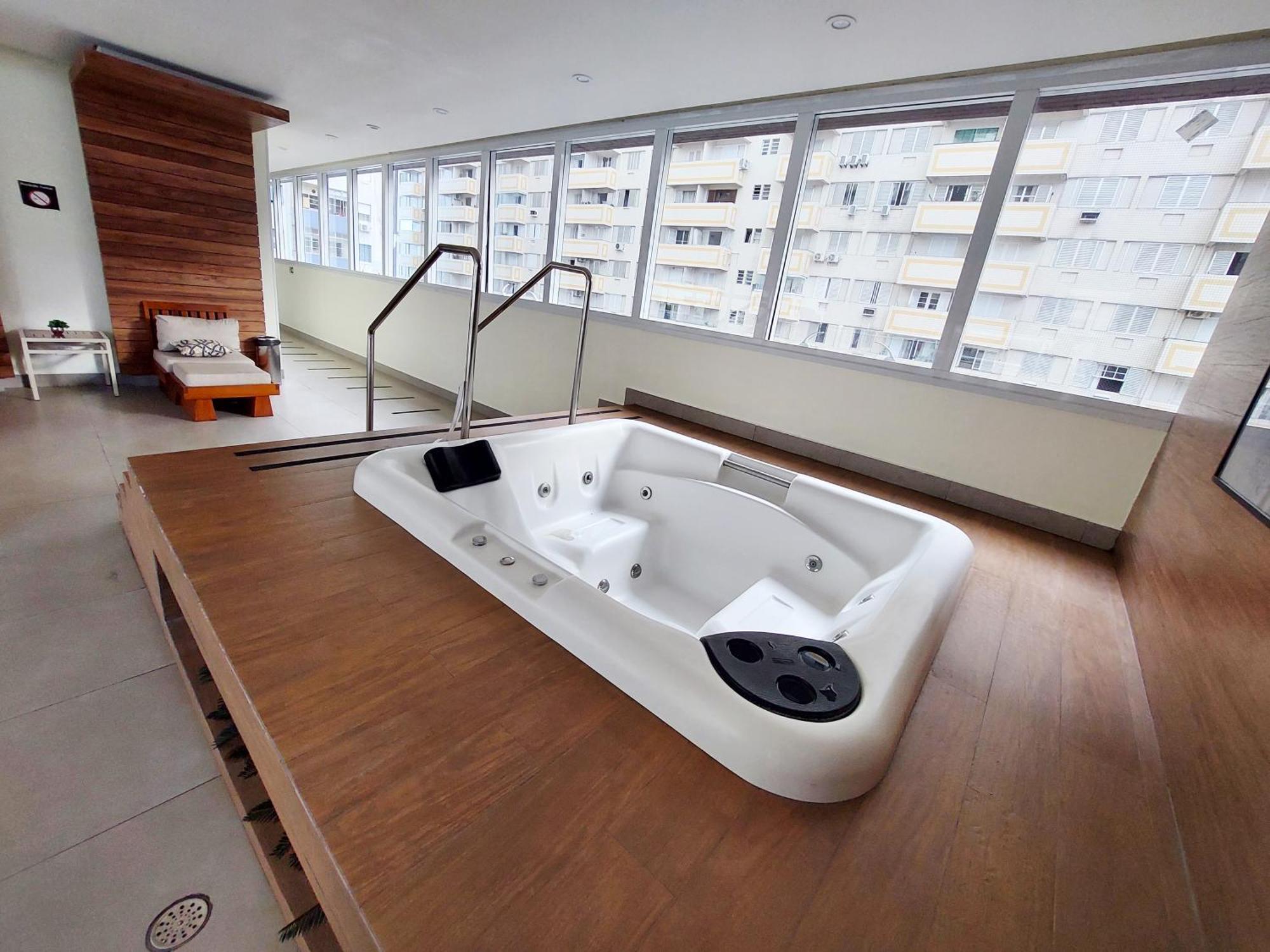 Book Santos - Condominio Unlimited - Apartamento Com Vista Mar E Apartamento Com Vista Piscina Εξωτερικό φωτογραφία