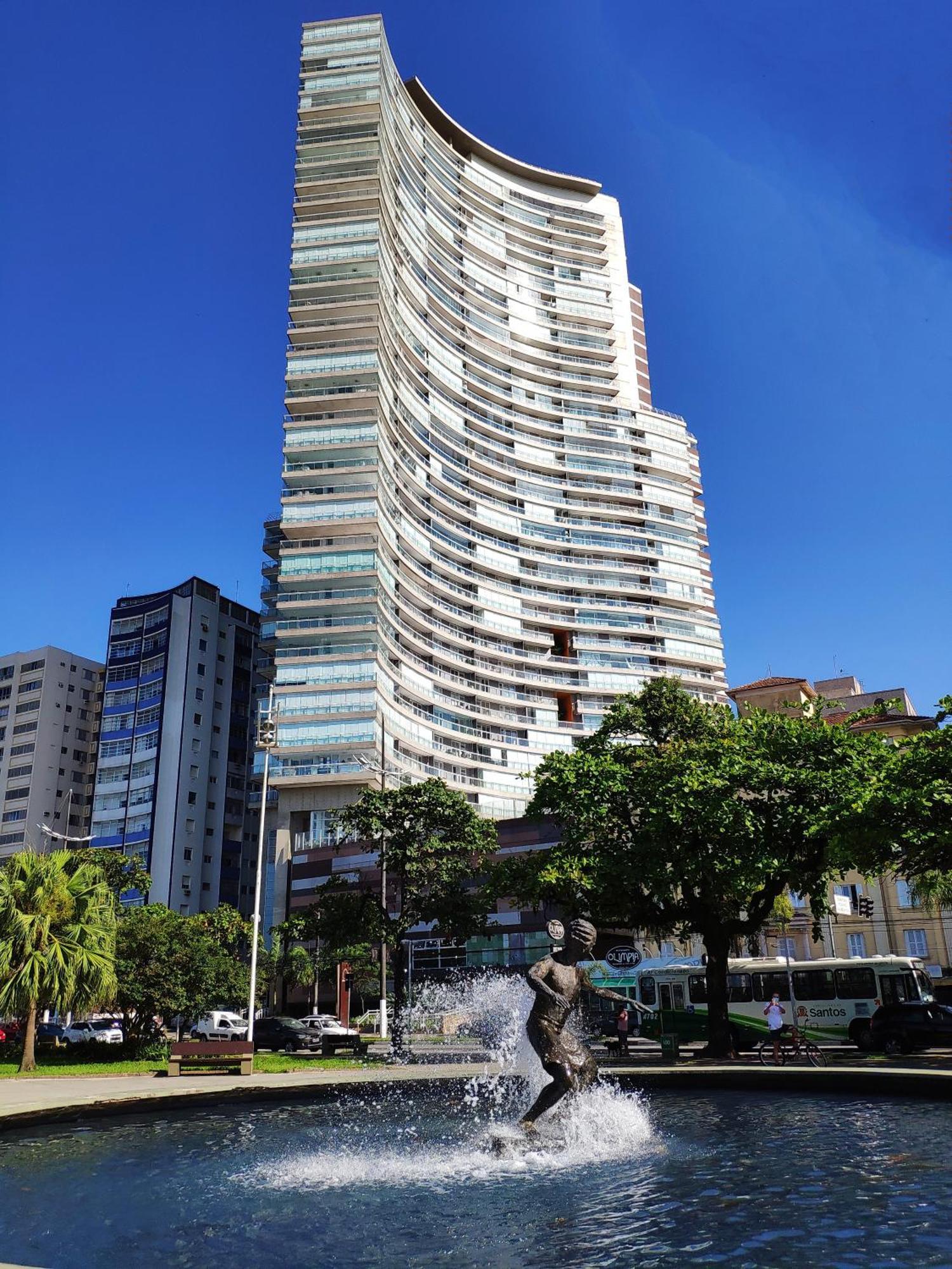 Book Santos - Condominio Unlimited - Apartamento Com Vista Mar E Apartamento Com Vista Piscina Εξωτερικό φωτογραφία