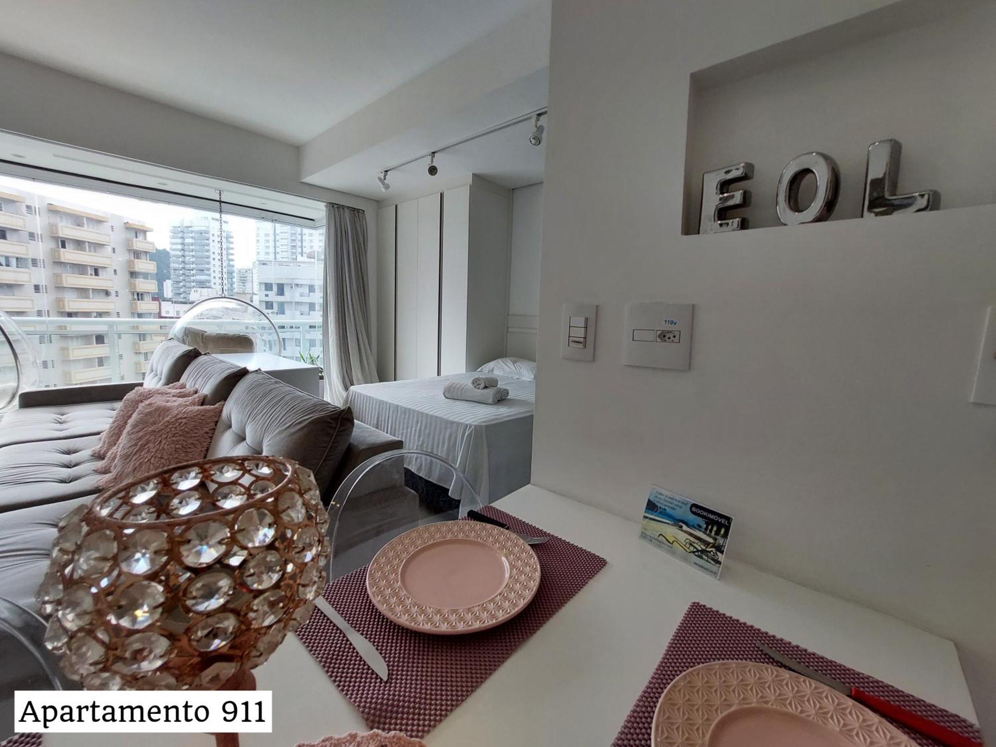 Book Santos - Condominio Unlimited - Apartamento Com Vista Mar E Apartamento Com Vista Piscina Εξωτερικό φωτογραφία