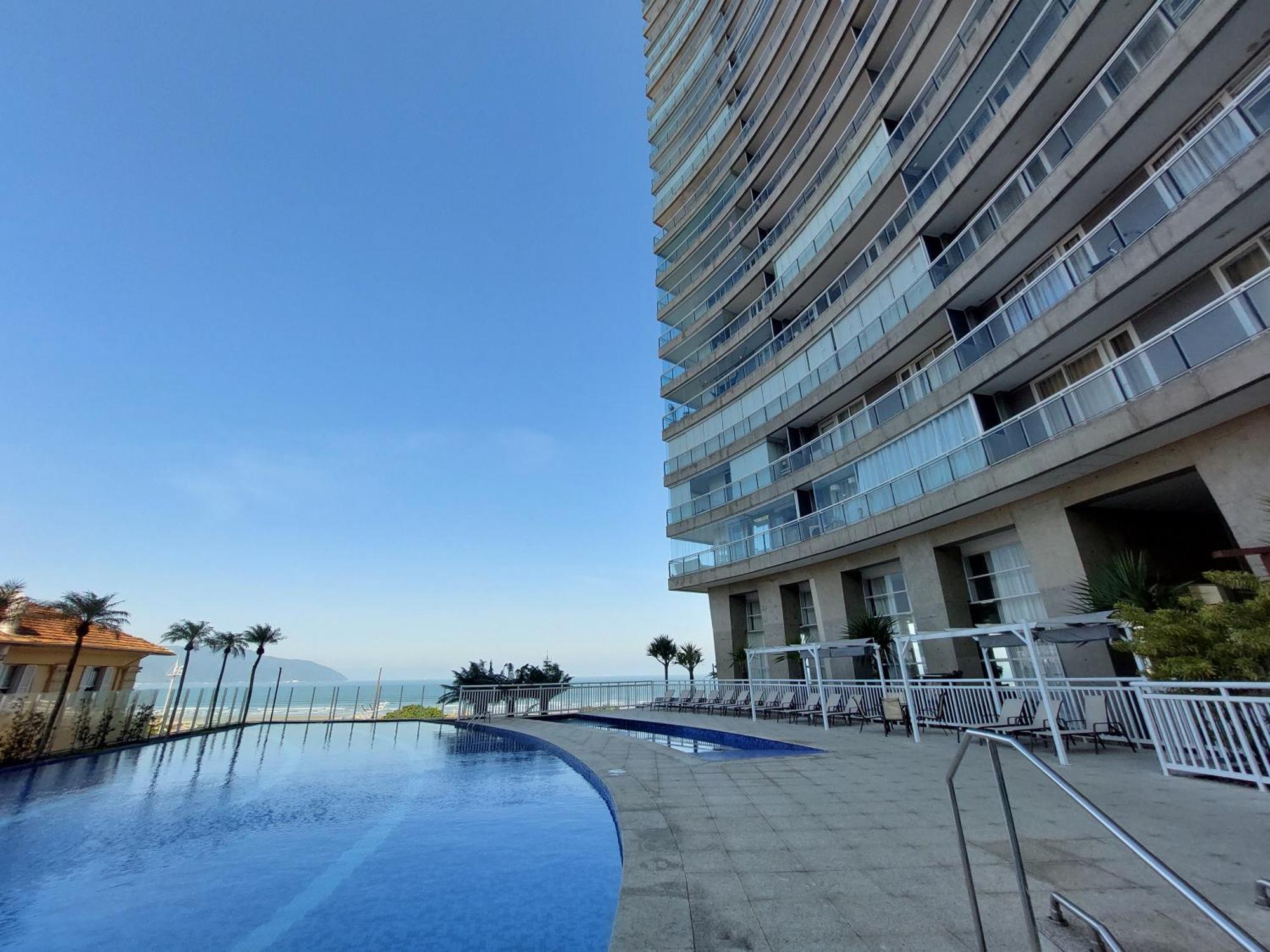 Book Santos - Condominio Unlimited - Apartamento Com Vista Mar E Apartamento Com Vista Piscina Εξωτερικό φωτογραφία